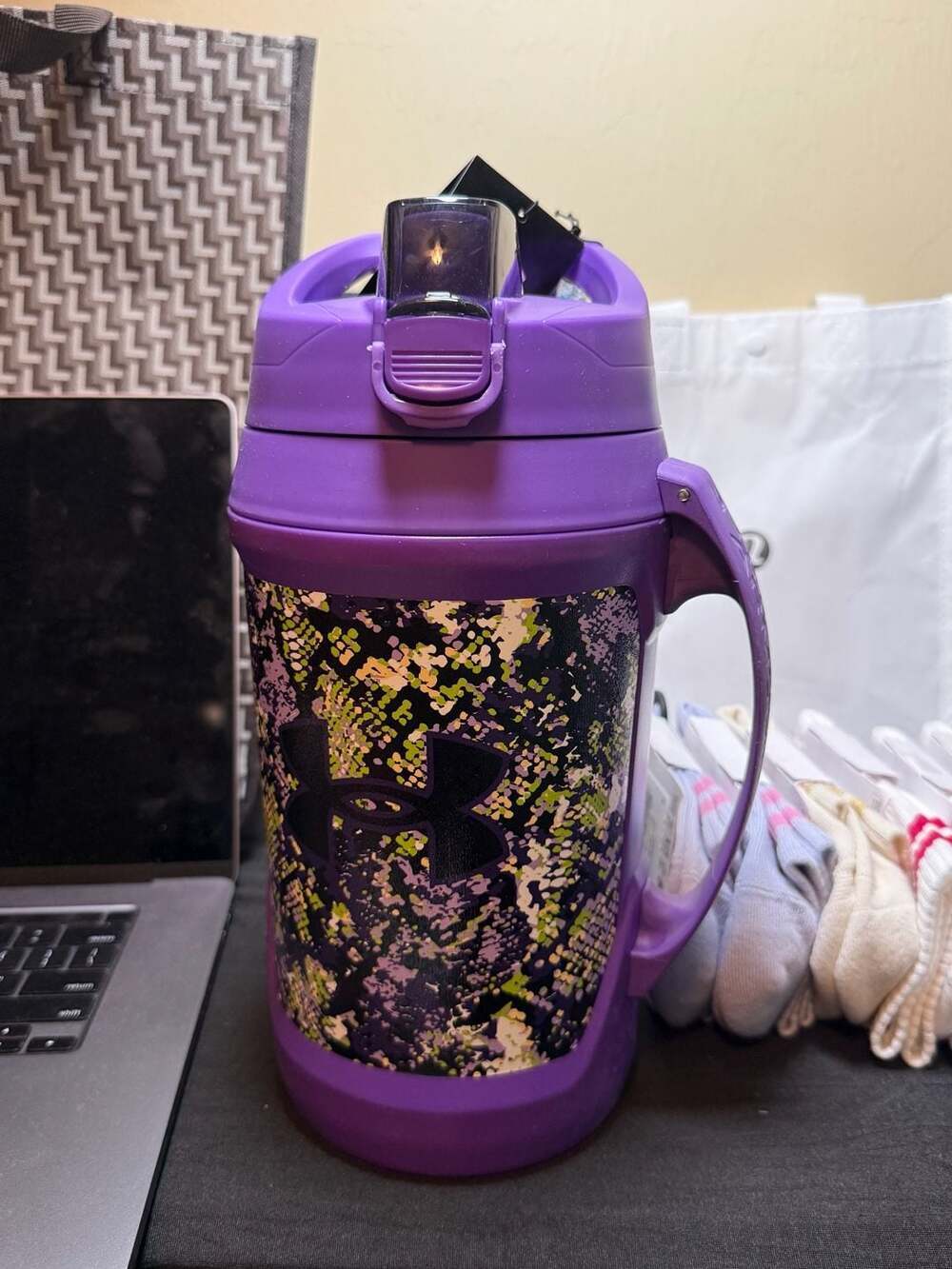 Under Armour UA Playmaker 64 oz. Insulated Water Jug - Purple Python OSFA